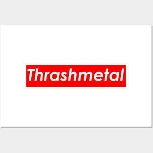 Thrashmetal (Red) Posters and Art